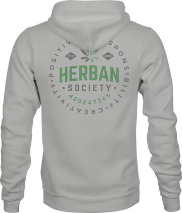 Herban Society Groovy Retro - Classic Unisex Pullover Hoodie