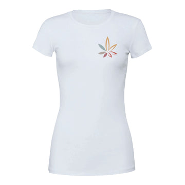 Ask Me About My Flower Power  - Premium Womens Crewneck T-shirt