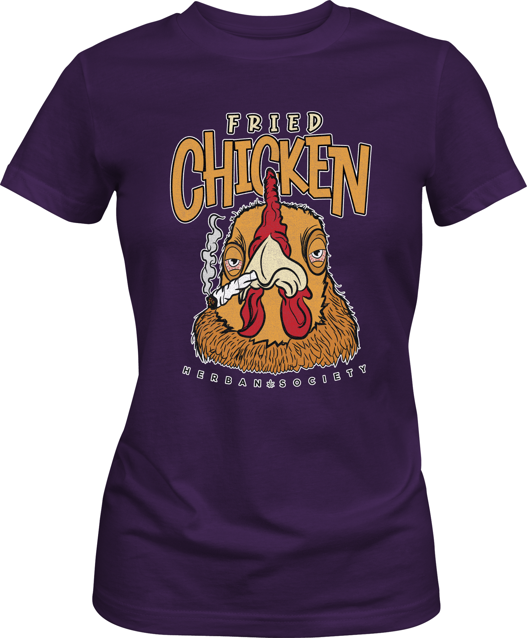 Fried Chicken - Premium Womens Crewneck T-shirt
