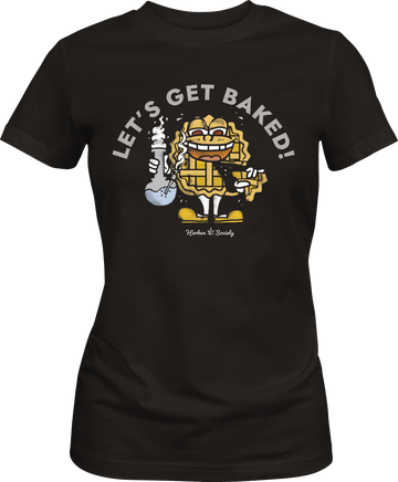 Let’s Get Baked - Premium Womens Crewneck T-shirt