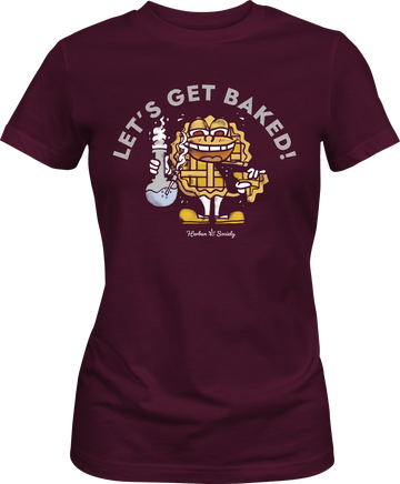 Let’s Get Baked - Premium Womens Crewneck T-shirt