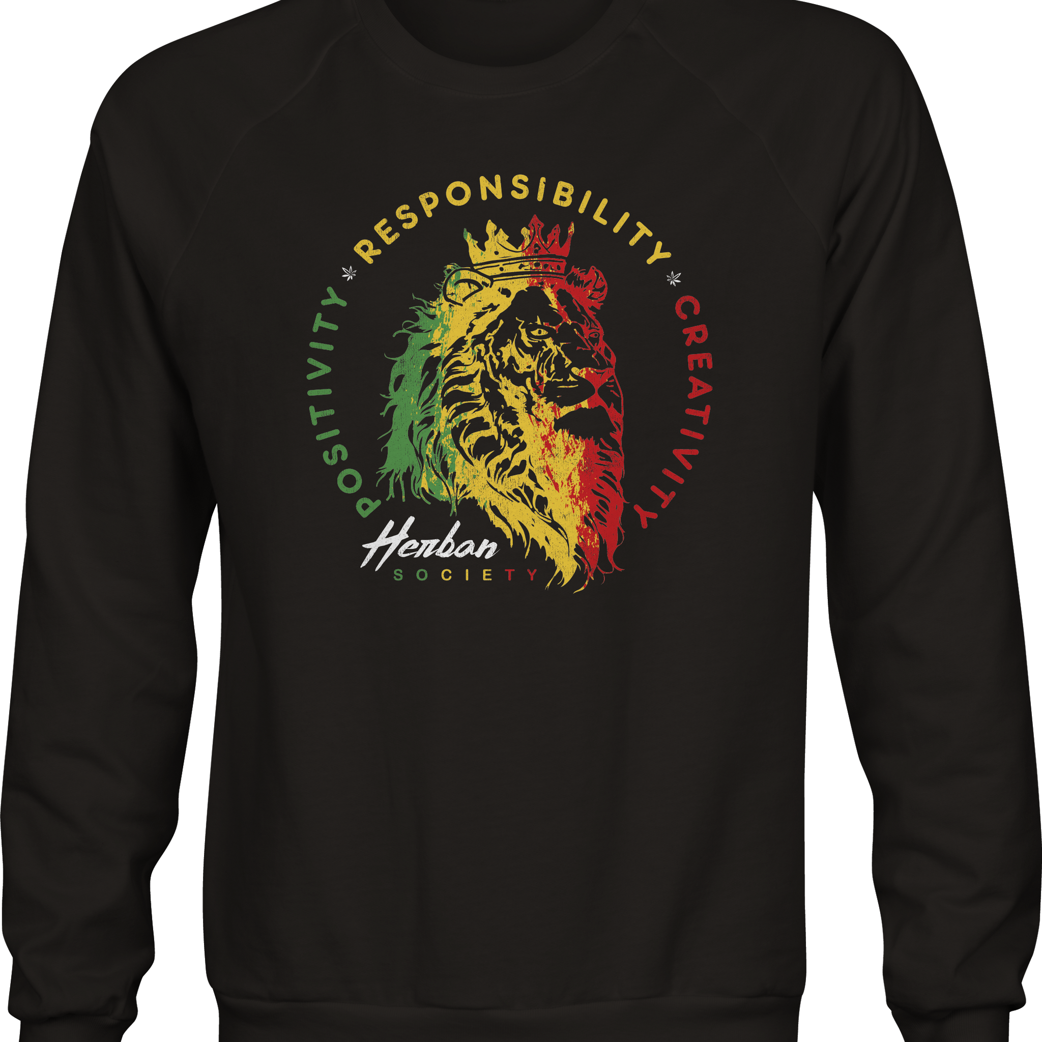 Rasta Reggae Vibe - Classic Unisex Crewneck Sweatshirt