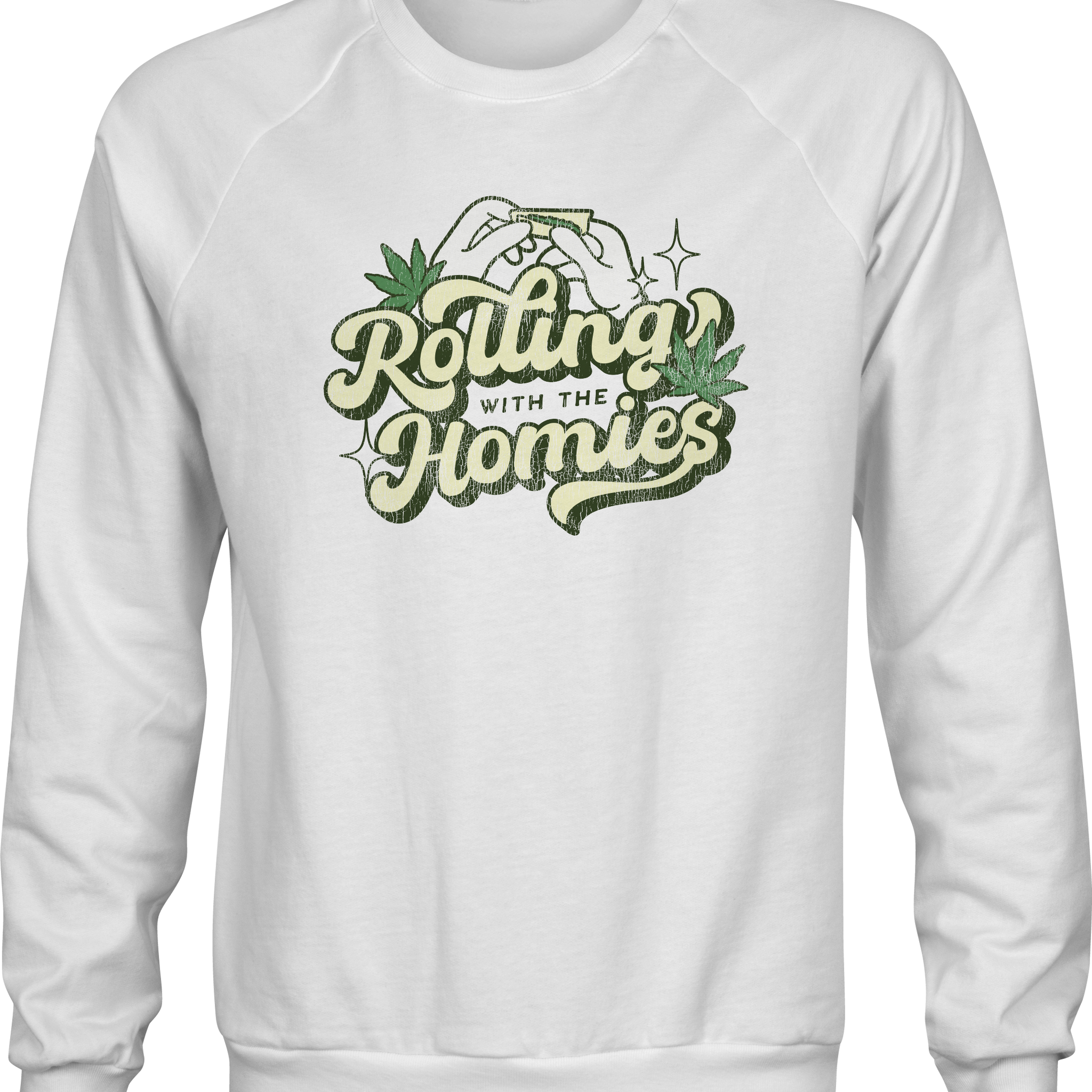 Rolling with the Homies - Classic Unisex Crewneck Sweatshirt