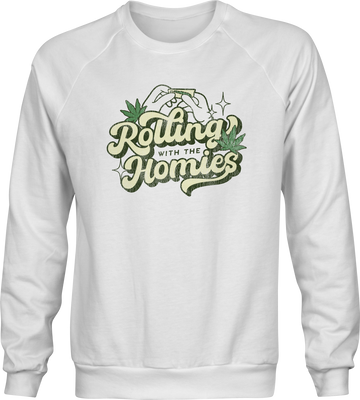 Rolling with the Homies - Classic Unisex Crewneck Sweatshirt